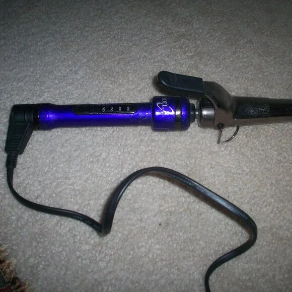 ion Titanium Pro Curling Iron Adjustable Heat to 450°F Model 301198 Swivel Cord - Picture 5 of 8